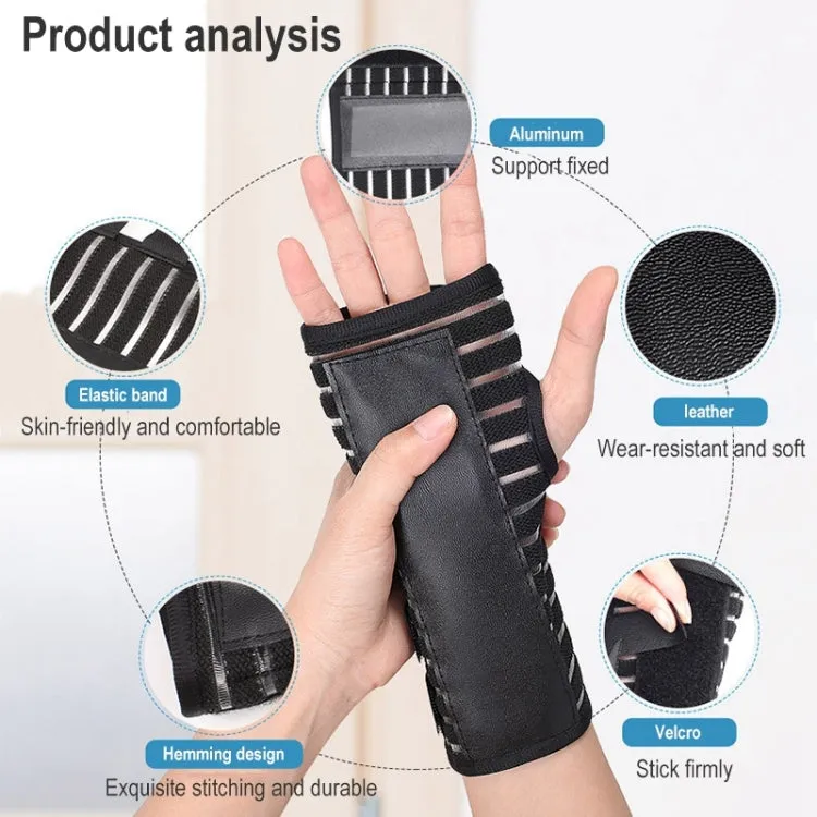 025 Joint Sprain Protection Fixed Support Comfortable Adjustment Support Protector, Size:M(Black-Right)