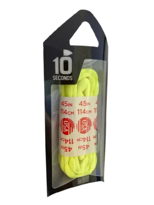 10 Seconds ® Athletic Bubble Laces | Neon Yellow