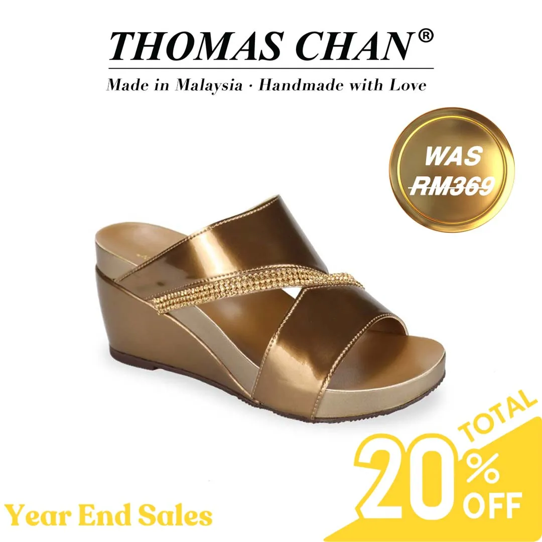 [20% off at cart] Diamond Strap Dinner Wedges