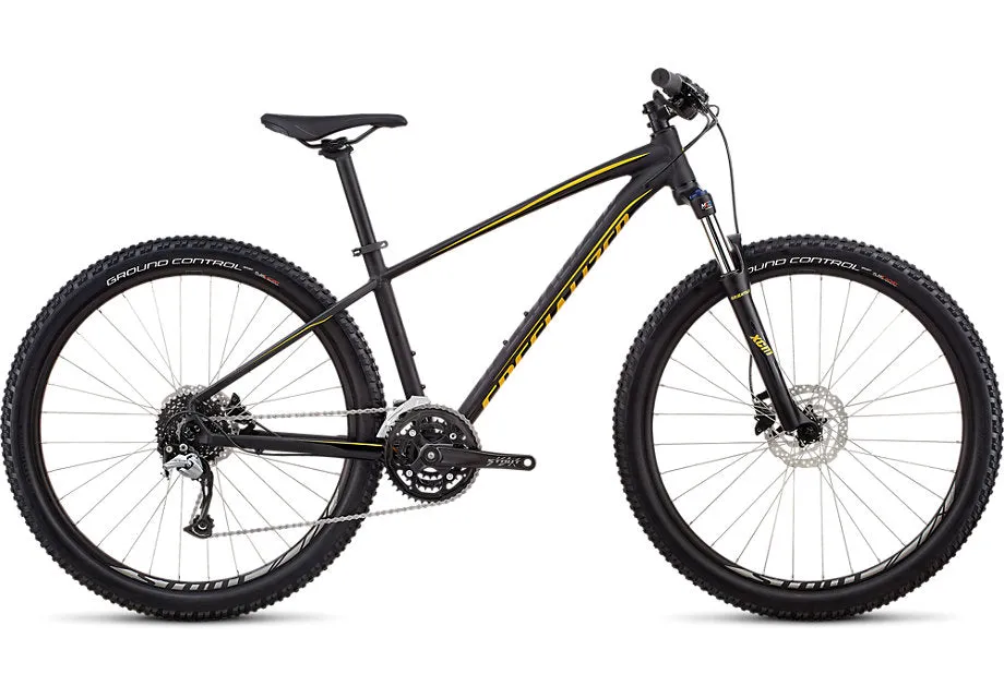 2019 Specialized Pitch Men Comp 27.5  Satin Gloss Black / Black / Go XL