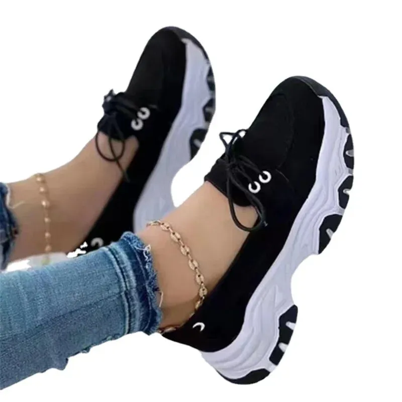 2024 Women Sneakers Platform Casual Breathable Sport Design Vulcanized Shoes Fashion Tennis Female Footwear Zapatillas Mujer