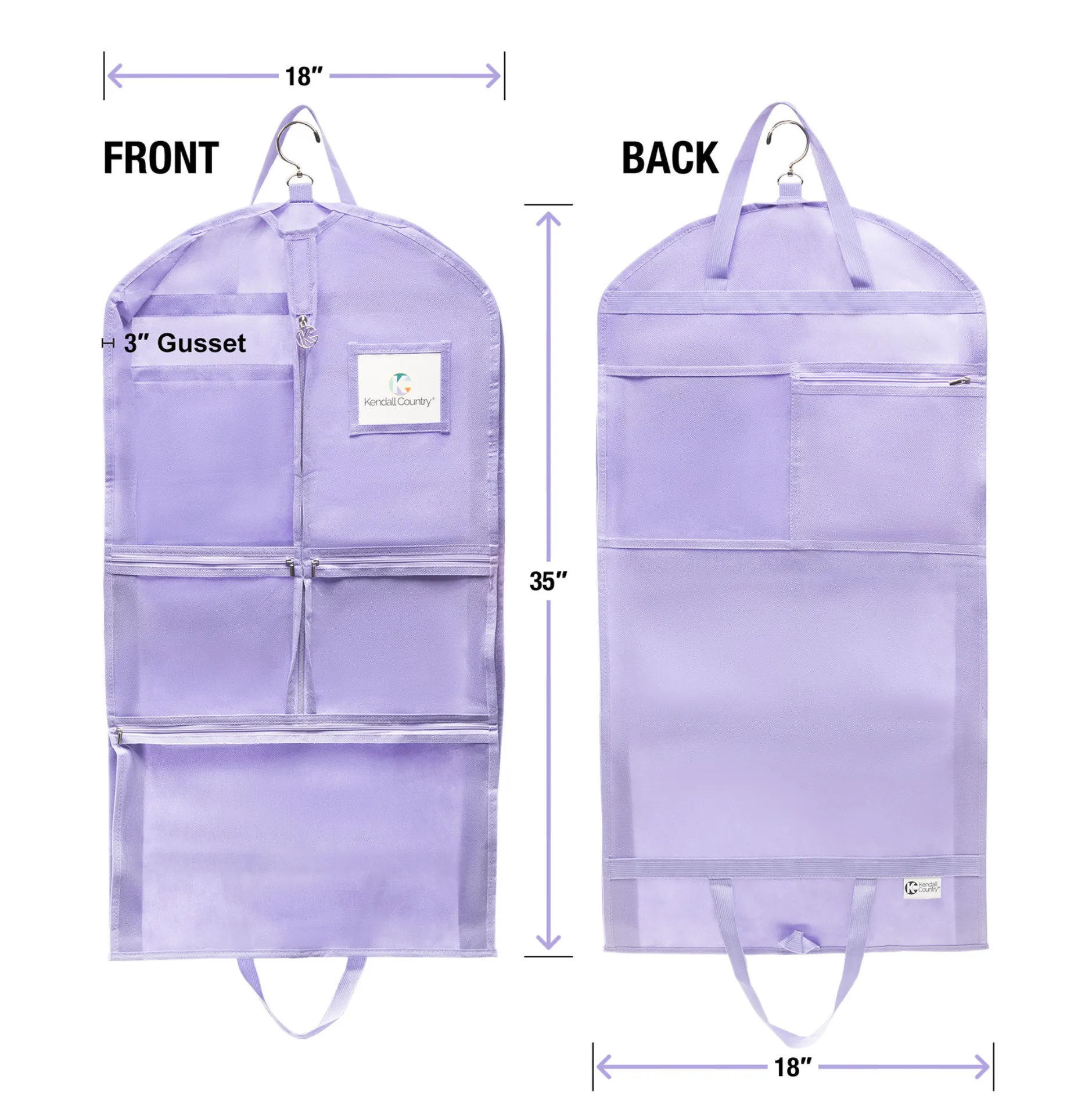 35" Costume Garment Bag - Lavender Purple