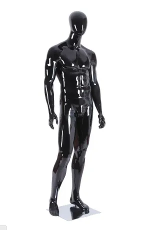 6'1" Male Abstract Mannequin MM-GM24E Black