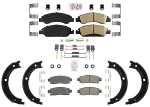 6LUG Disc Brake Pads Parking Shoes Hardwar For Cadillac XTS 2013-2019 Limousine