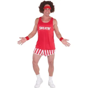 80's Exercise Maniac Adult Costume