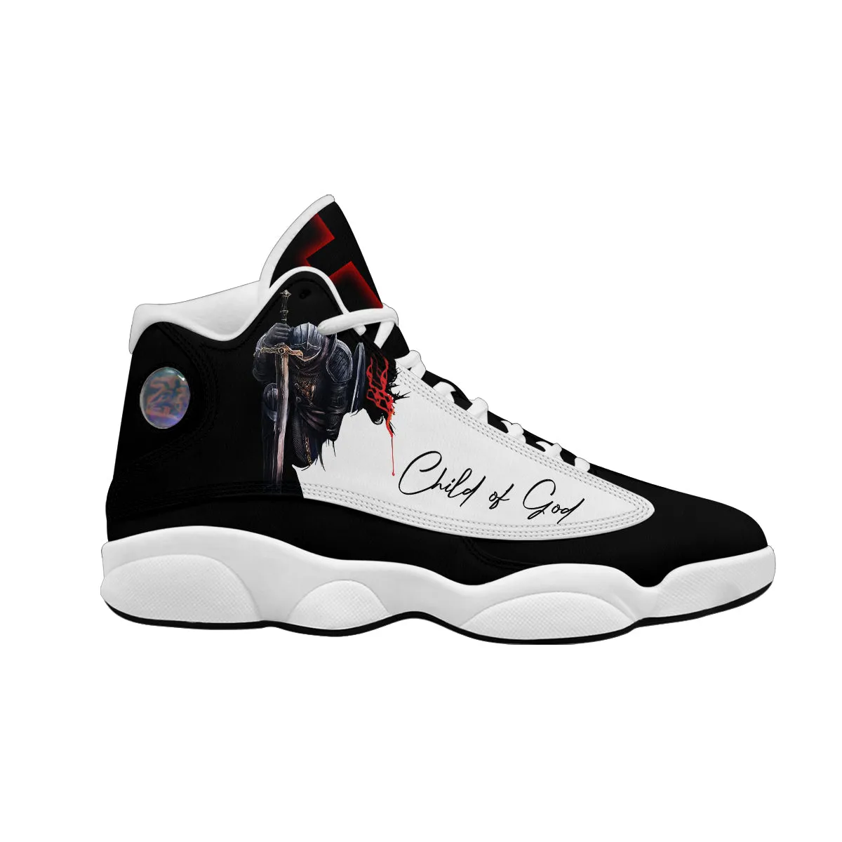 A Child Of God Jesus Basketball Shoes For Men Women - Christian Shoes - Jesus Shoes - Unisex Basketball Shoes