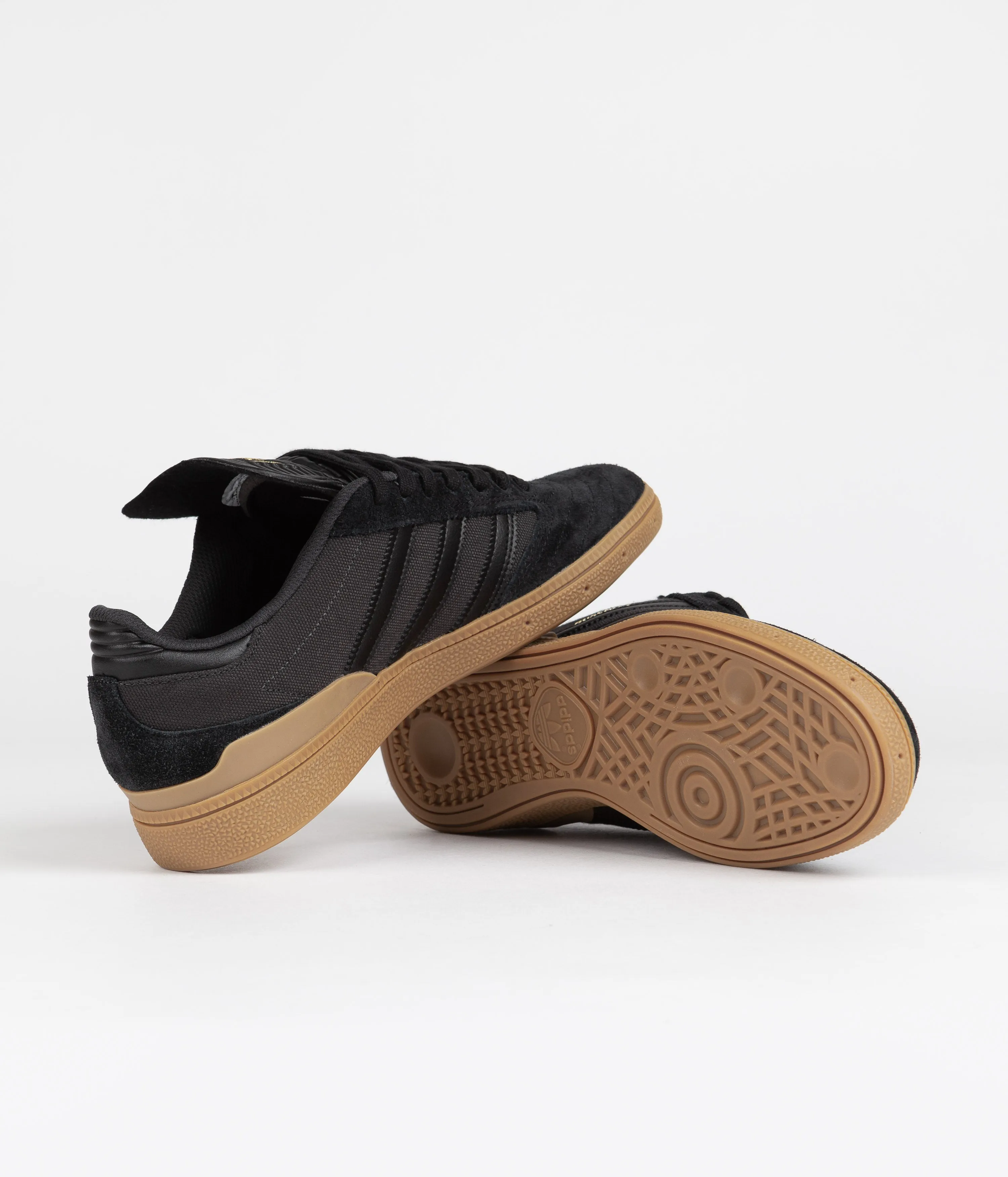 Adidas Busenitz Shoes - Core Black / Carbon / Gold Metallic