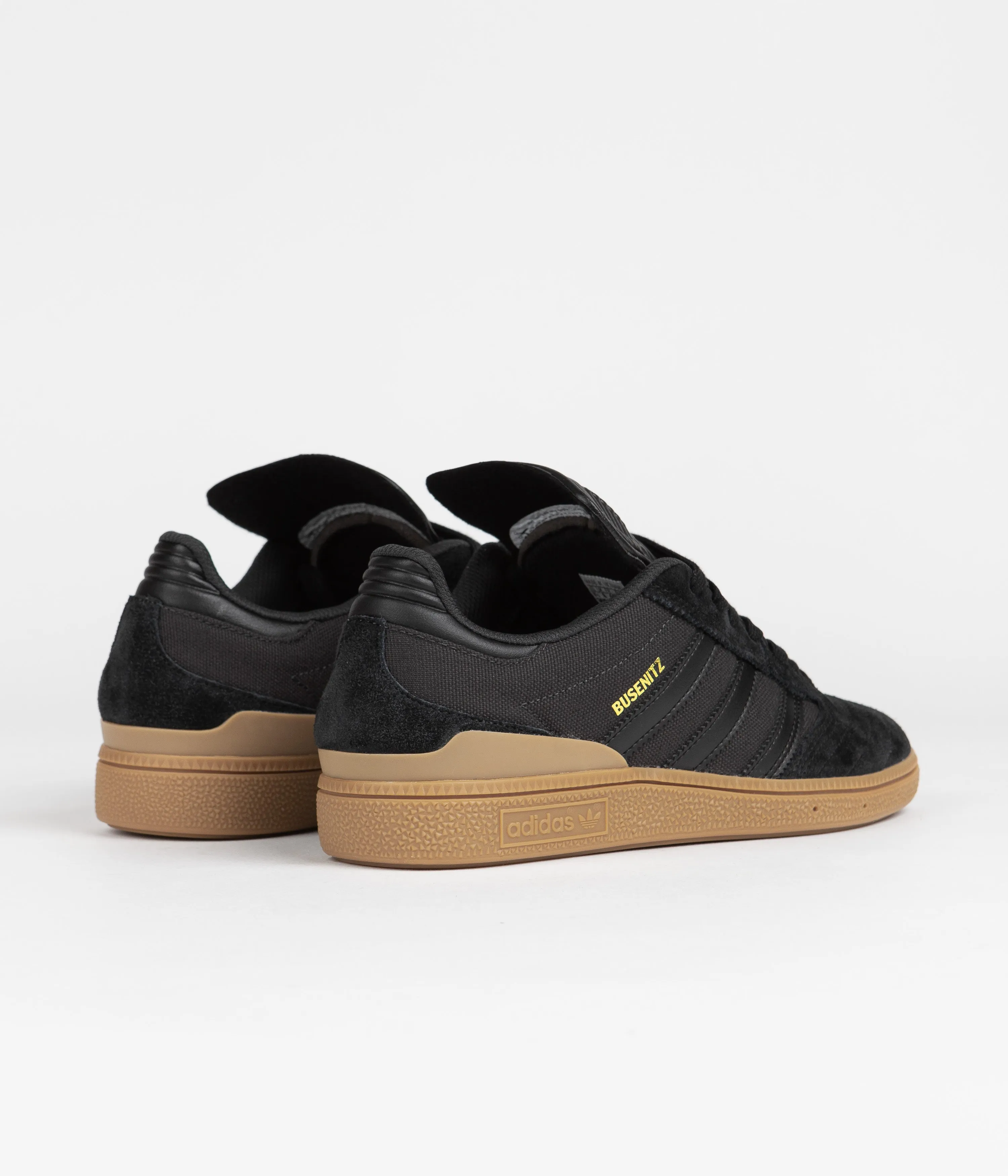 Adidas Busenitz Shoes - Core Black / Carbon / Gold Metallic