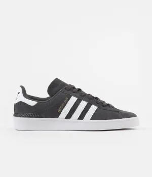 Adidas Campus ADV Shoes - Grey Six / White / Gold Metallic