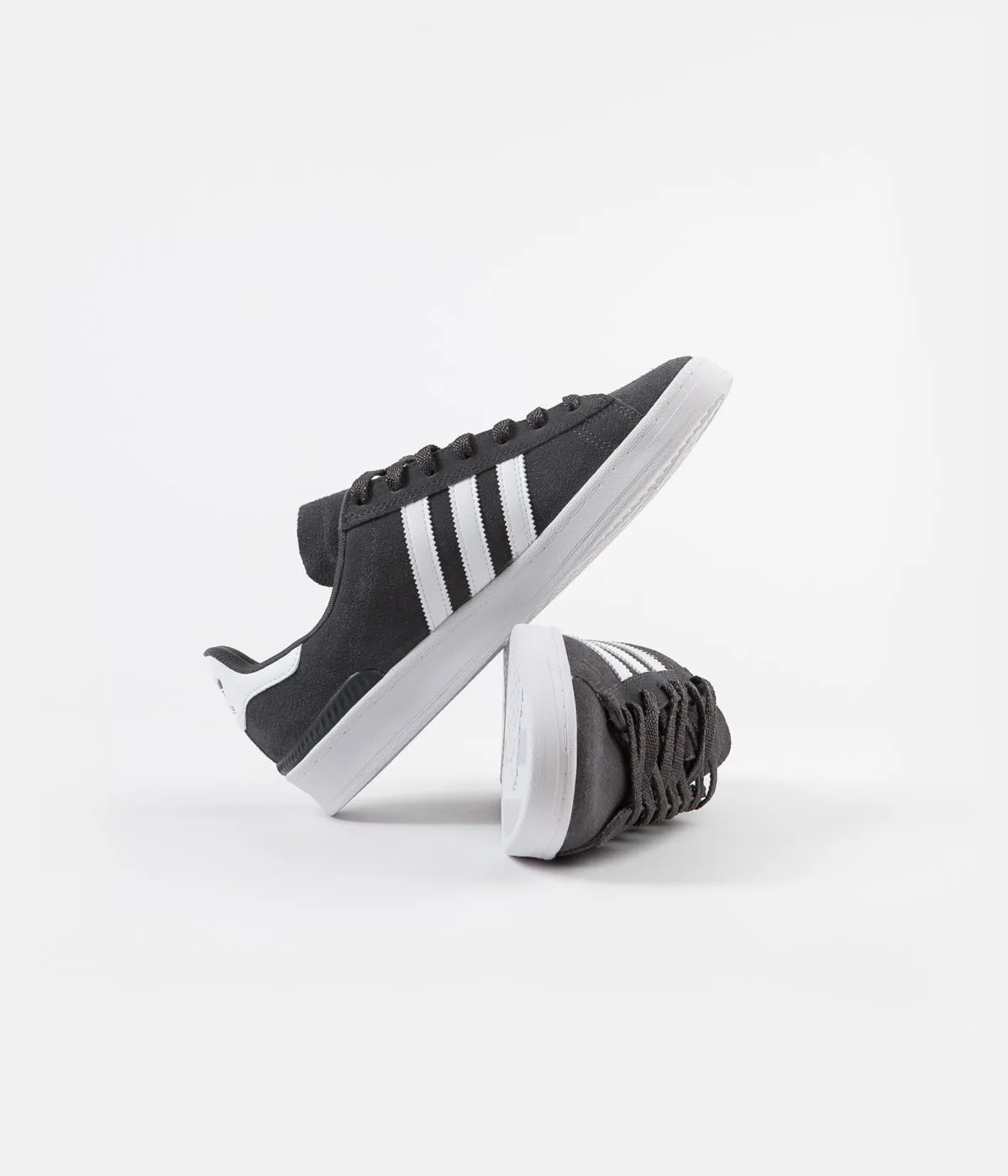 Adidas Campus ADV Shoes - Grey Six / White / Gold Metallic