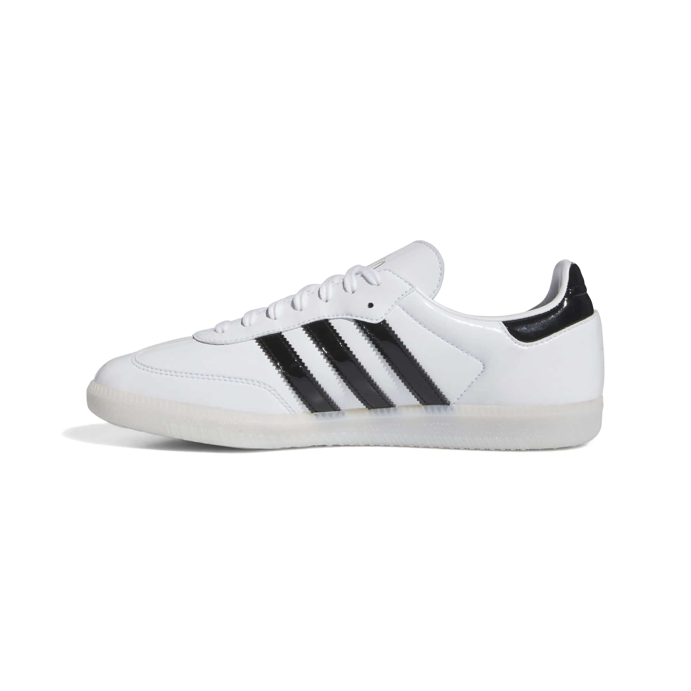 Adidas - Dill X Samba Patent Leather in Cloud White/Core Black/Gold Metallic