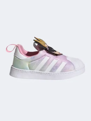 Adidas DISNEY SUPERSTAR 360 INFANT-GIRLS ORIGINAL shoes Pink/White/Black