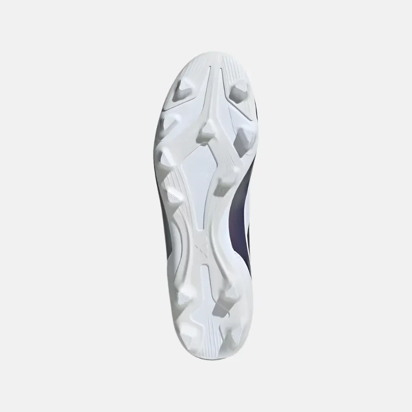 Adidas F50 Club Messi Flexible-Ground Football Shoes -Cloud White/Core Black/Purple