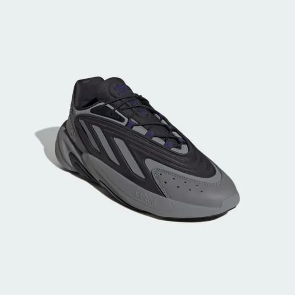 Adidas Men's Ozelia Shoes - Core Black / Matte Silver / Collegiate Purple