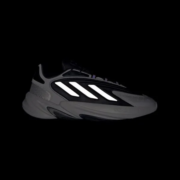 Adidas Men's Ozelia Shoes - Core Black / Matte Silver / Collegiate Purple