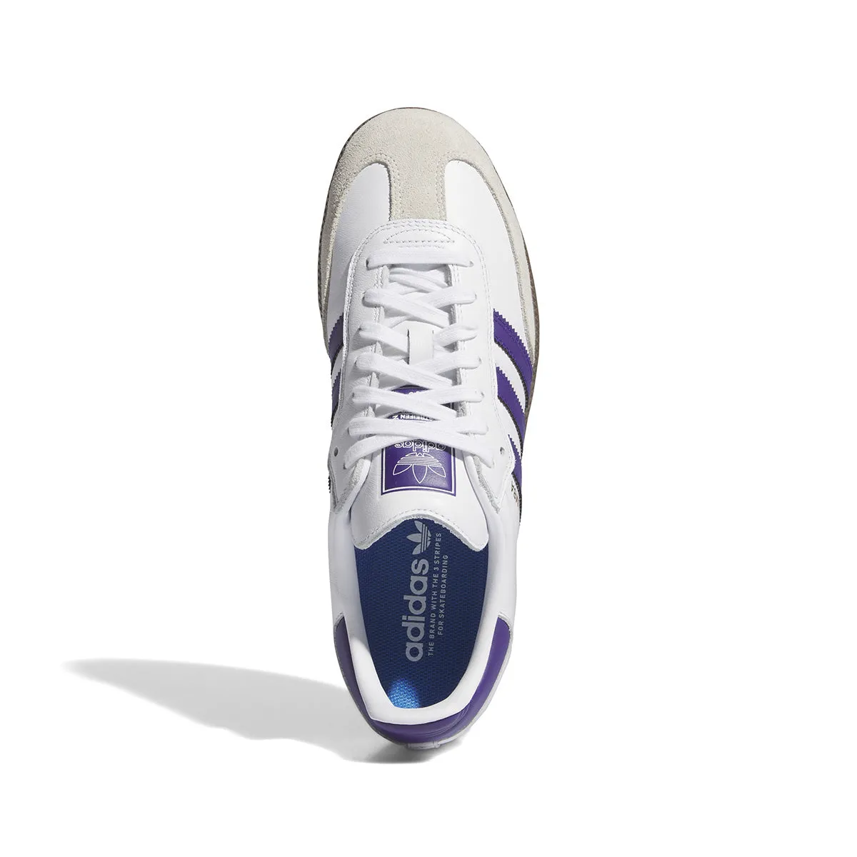 Adidas - Samba Adv Shoes White/Purple/Gold