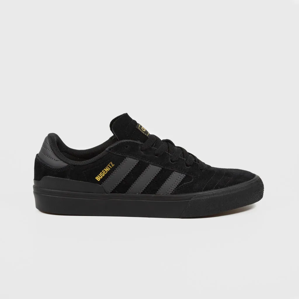 Adidas Skateboarding - Busenitz Vulc 2 Shoes - Core Black / Core Black / Gum