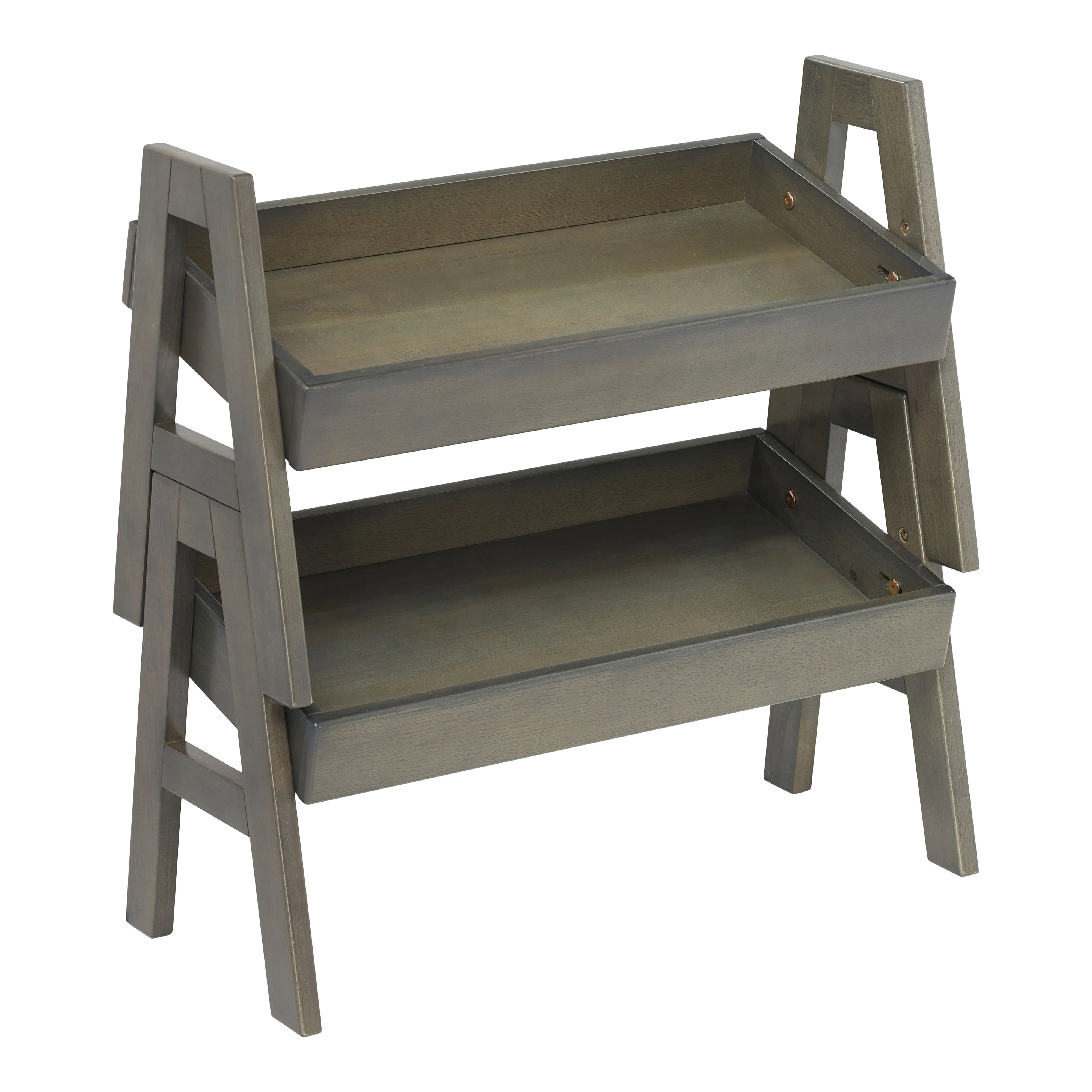 Adjustable Stacking Shelf with Full Edge