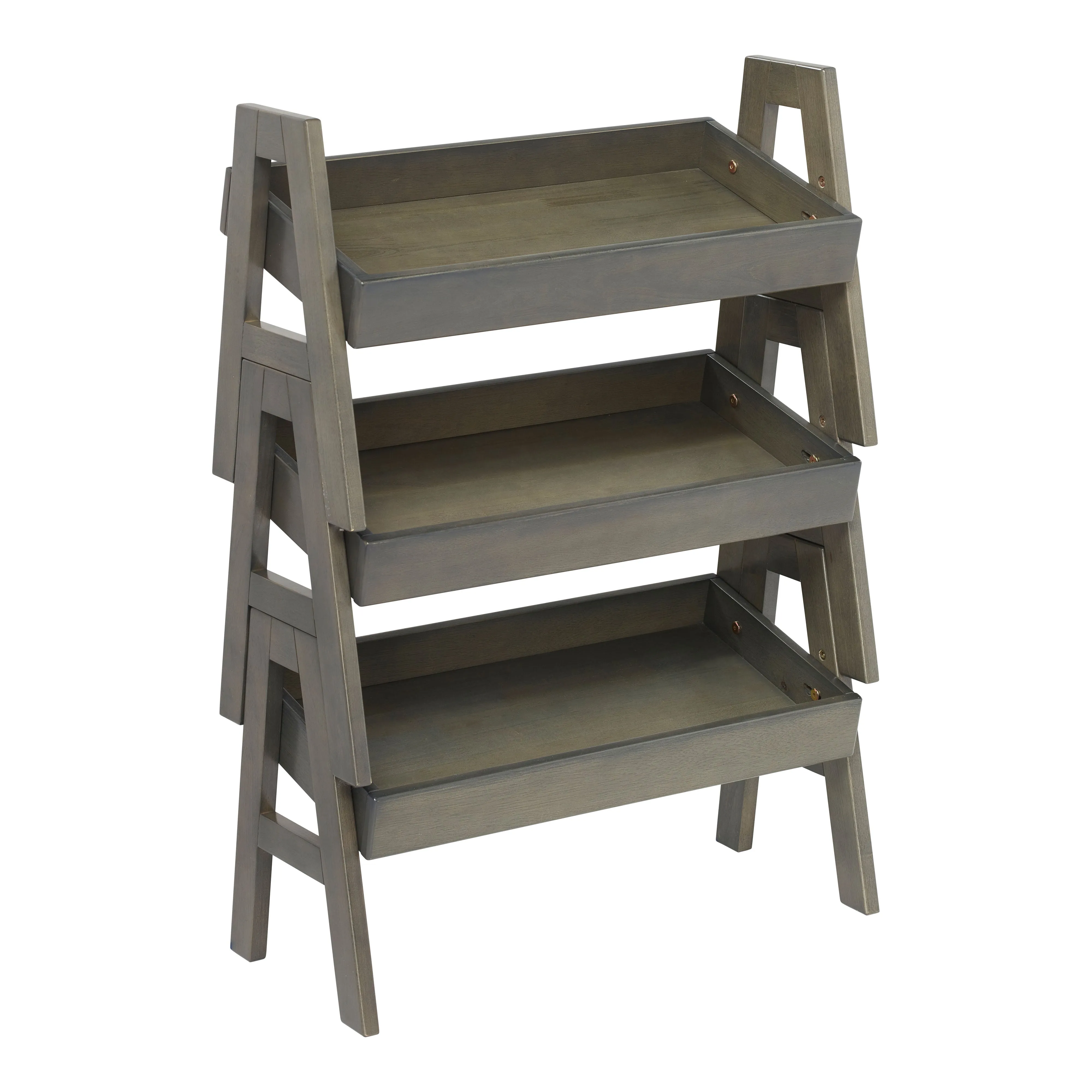 Adjustable Stacking Shelf with Full Edge