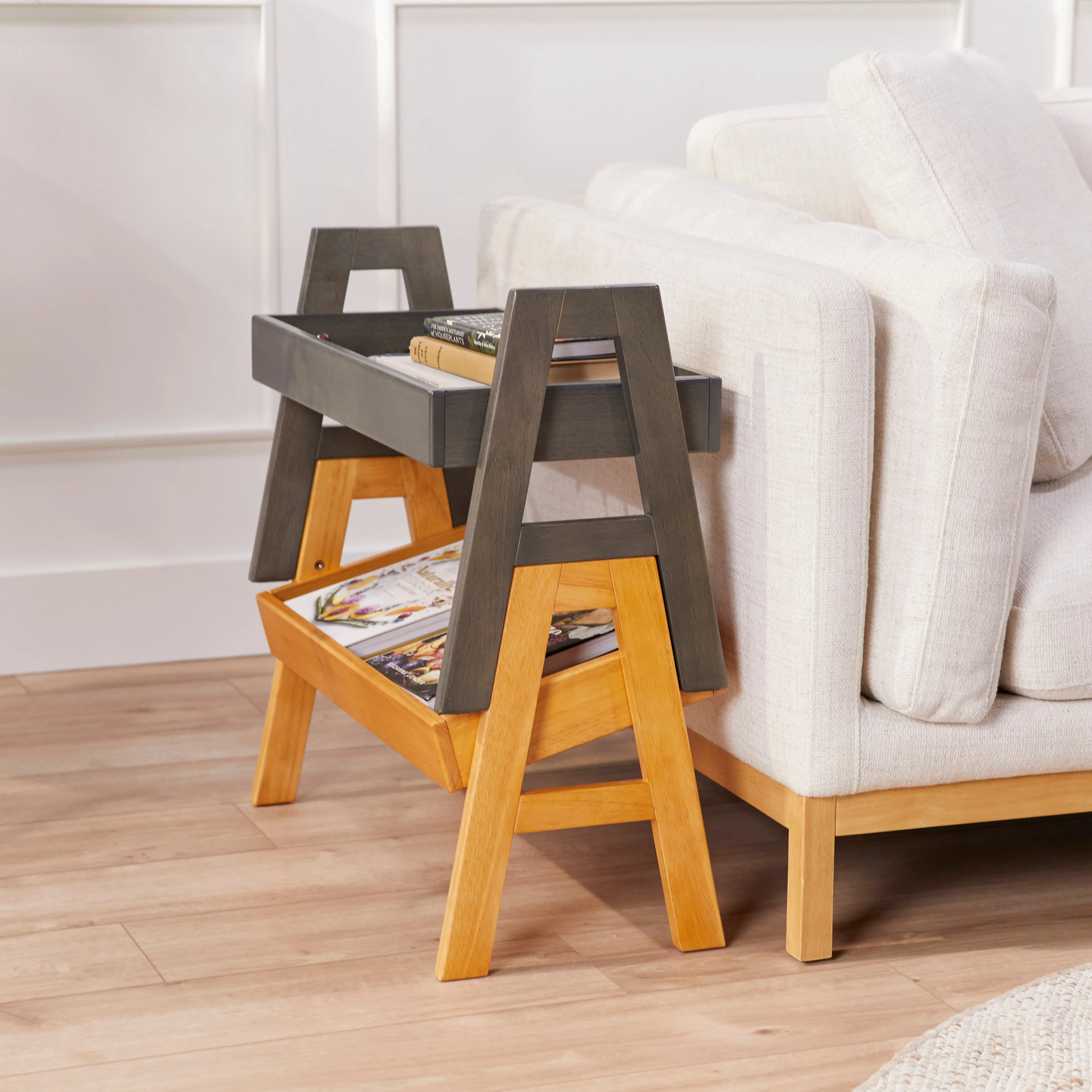 Adjustable Stacking Shelf with Full Edge