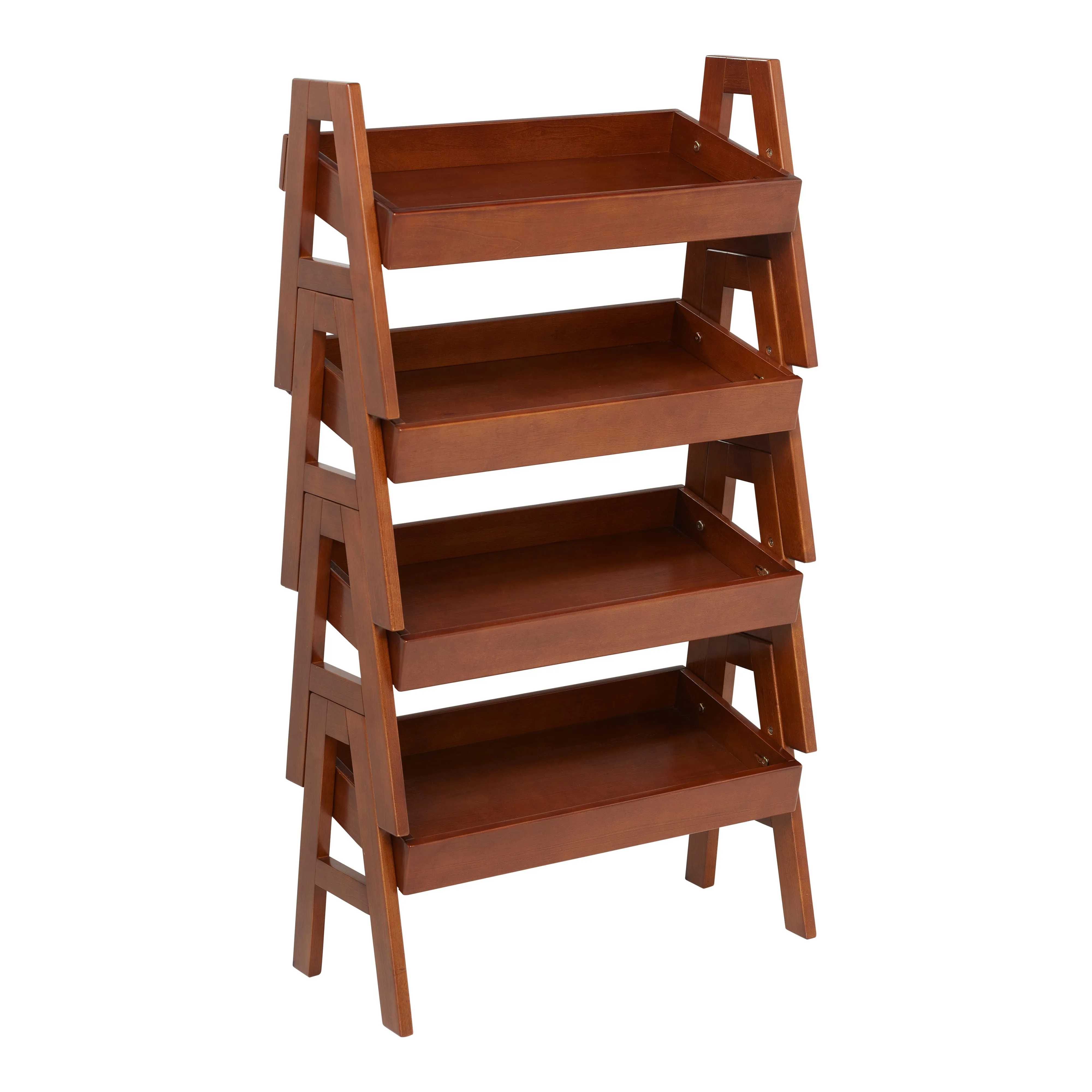 Adjustable Stacking Shelf with Full Edge