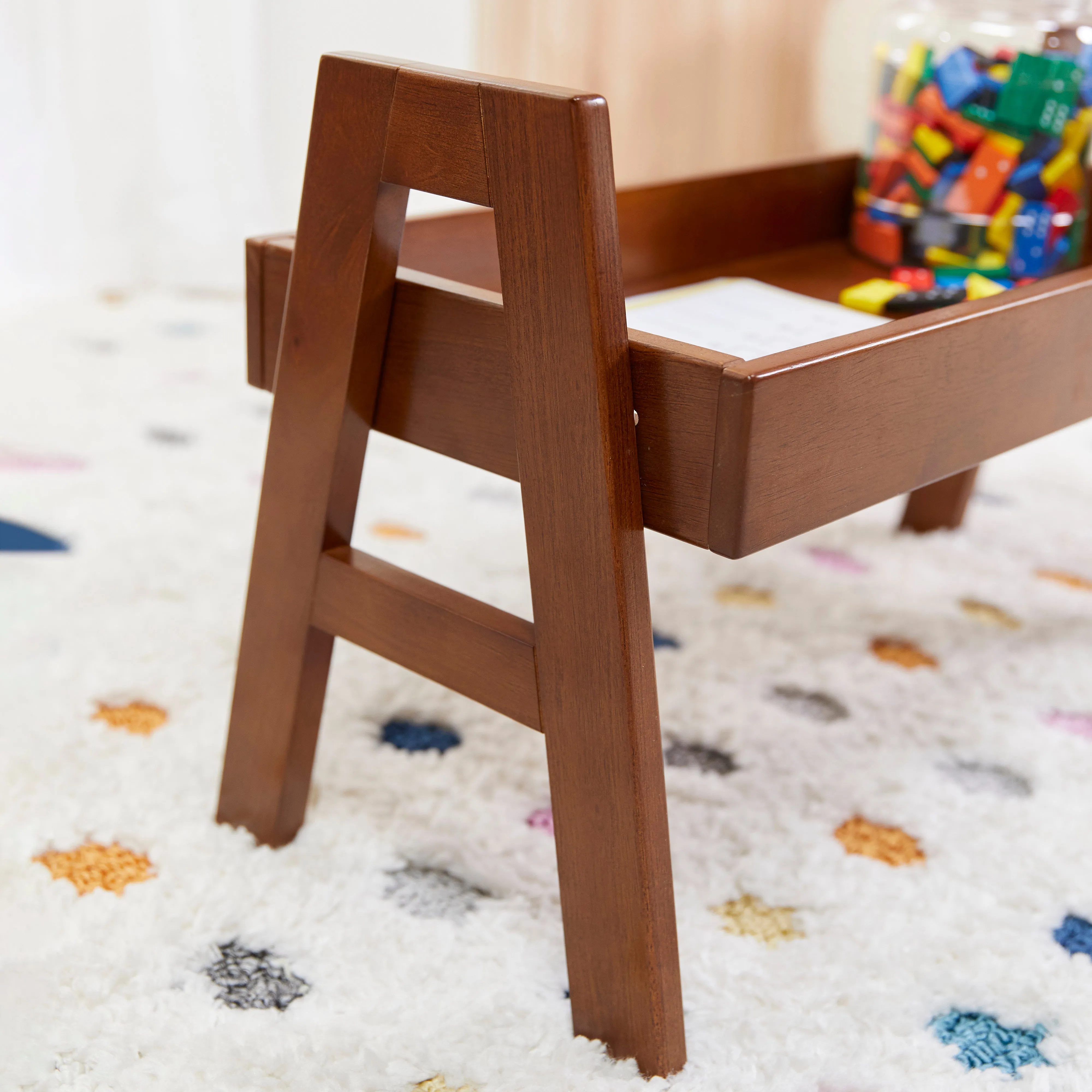 Adjustable Stacking Shelf with Full Edge