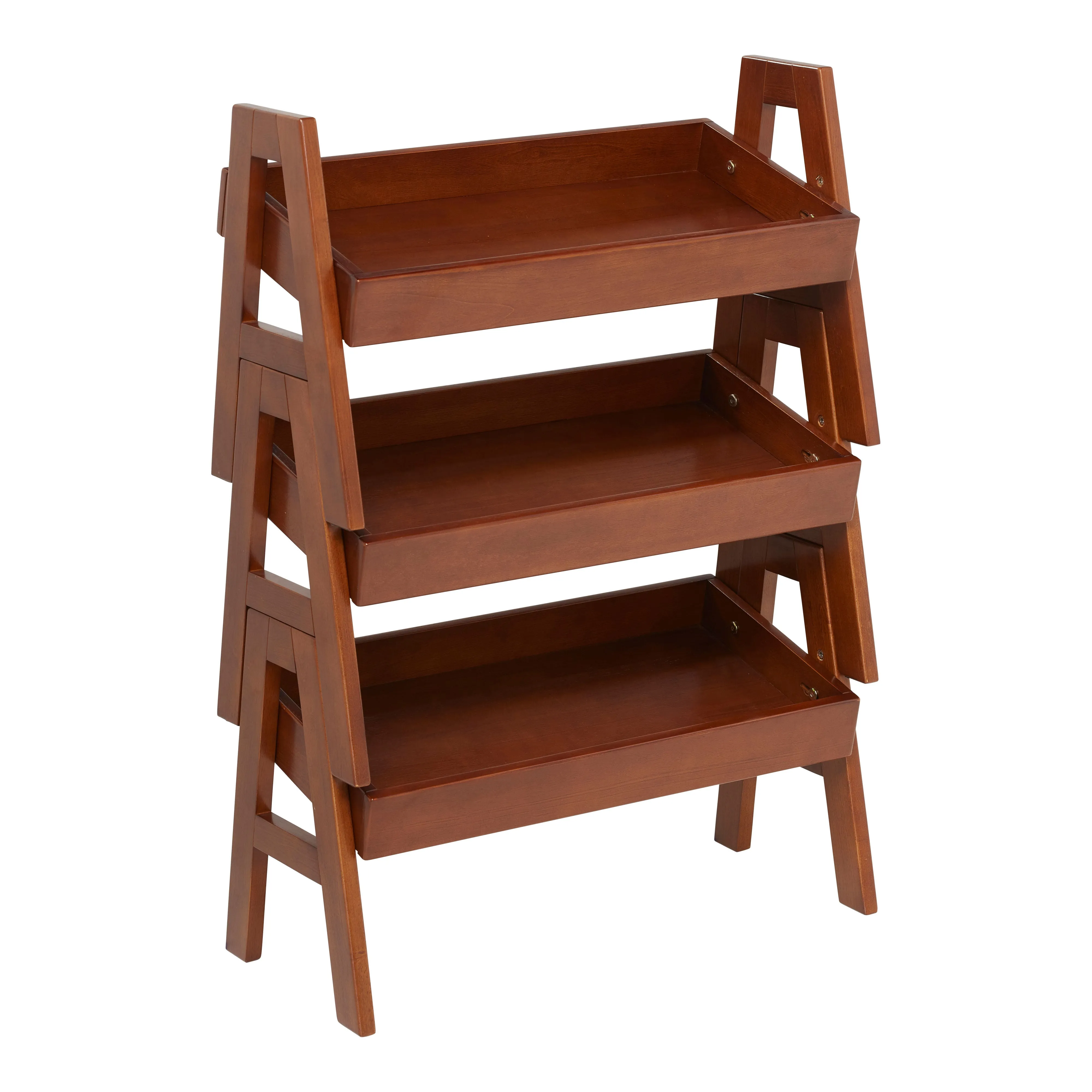 Adjustable Stacking Shelf with Full Edge