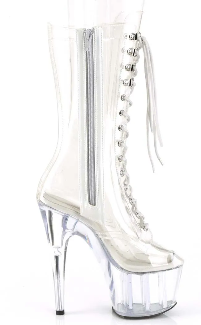 ADORE-1050C Clear Mid-Calf Boots