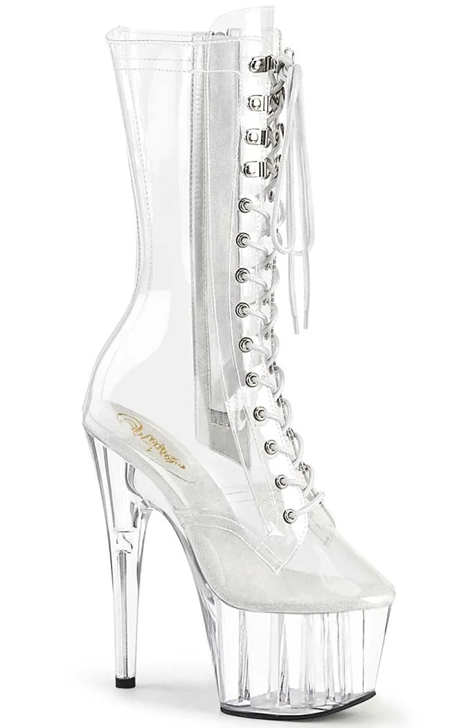 ADORE-1050C Clear Mid-Calf Boots