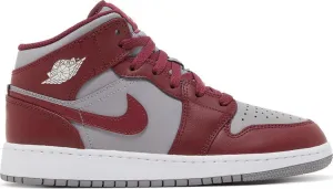 Air Jordan 1 Mid GS Cherrywood Red