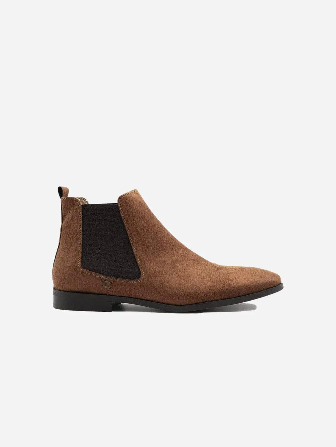 Alan Men's Vegan Ankle Boots | Brown Nubuck