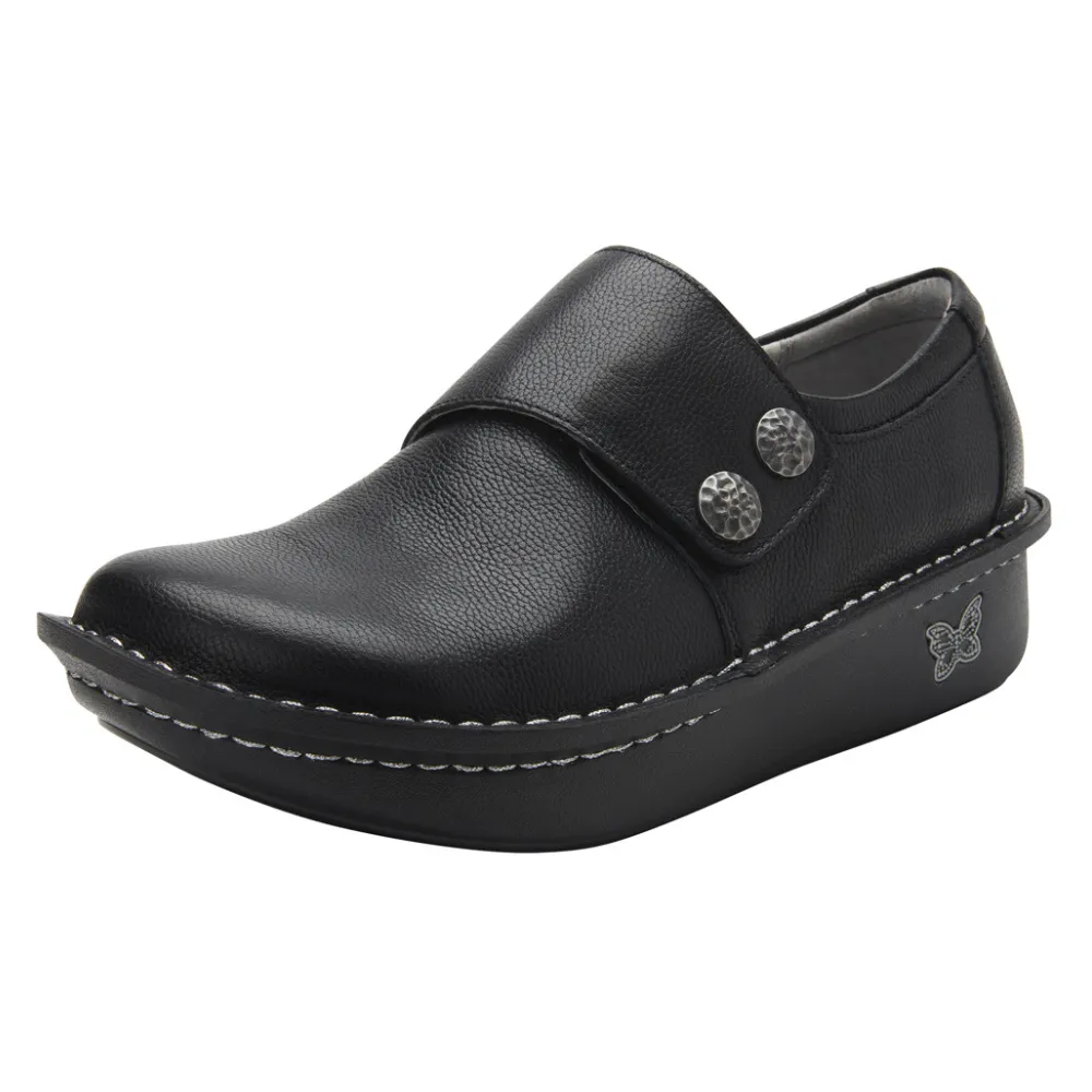 Alegria Deliah 161 Upgrade Slip-On Black Leather (Women's)