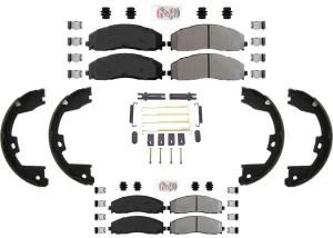 AmeriPro Fleet Brake Pads Parking Brake Shoes For Ford F250 Super Duty 13-2022