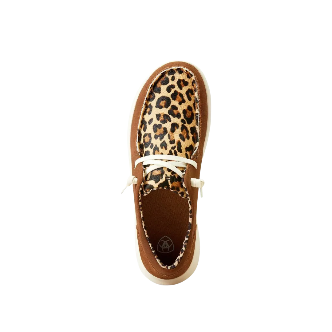 Ariat Women's Hilo Ginger Spice Leopard Hair Slip-On Shoes