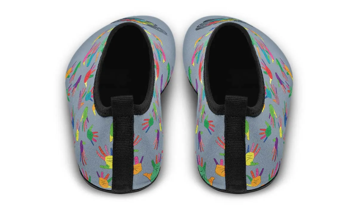 Autism Knowledge Aqua Barefoot Shoes