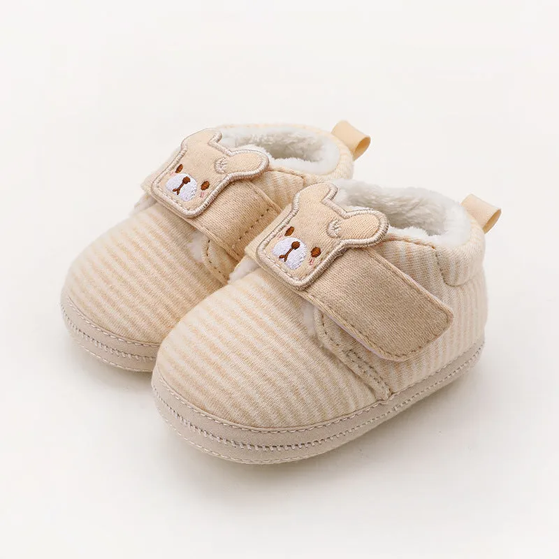 Autumn And Winter Baby Shoes 0-1 Years Old Plus Velvet