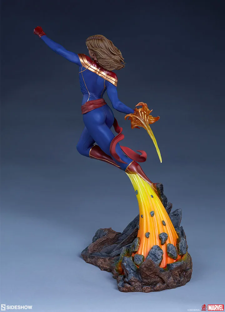 Avengers Assemble Captain Marvel Statue