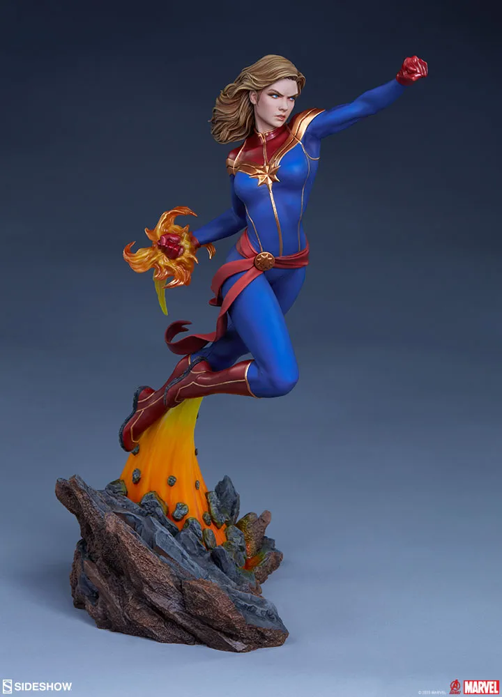 Avengers Assemble Captain Marvel Statue