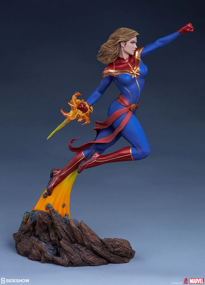 Avengers Assemble Captain Marvel Statue