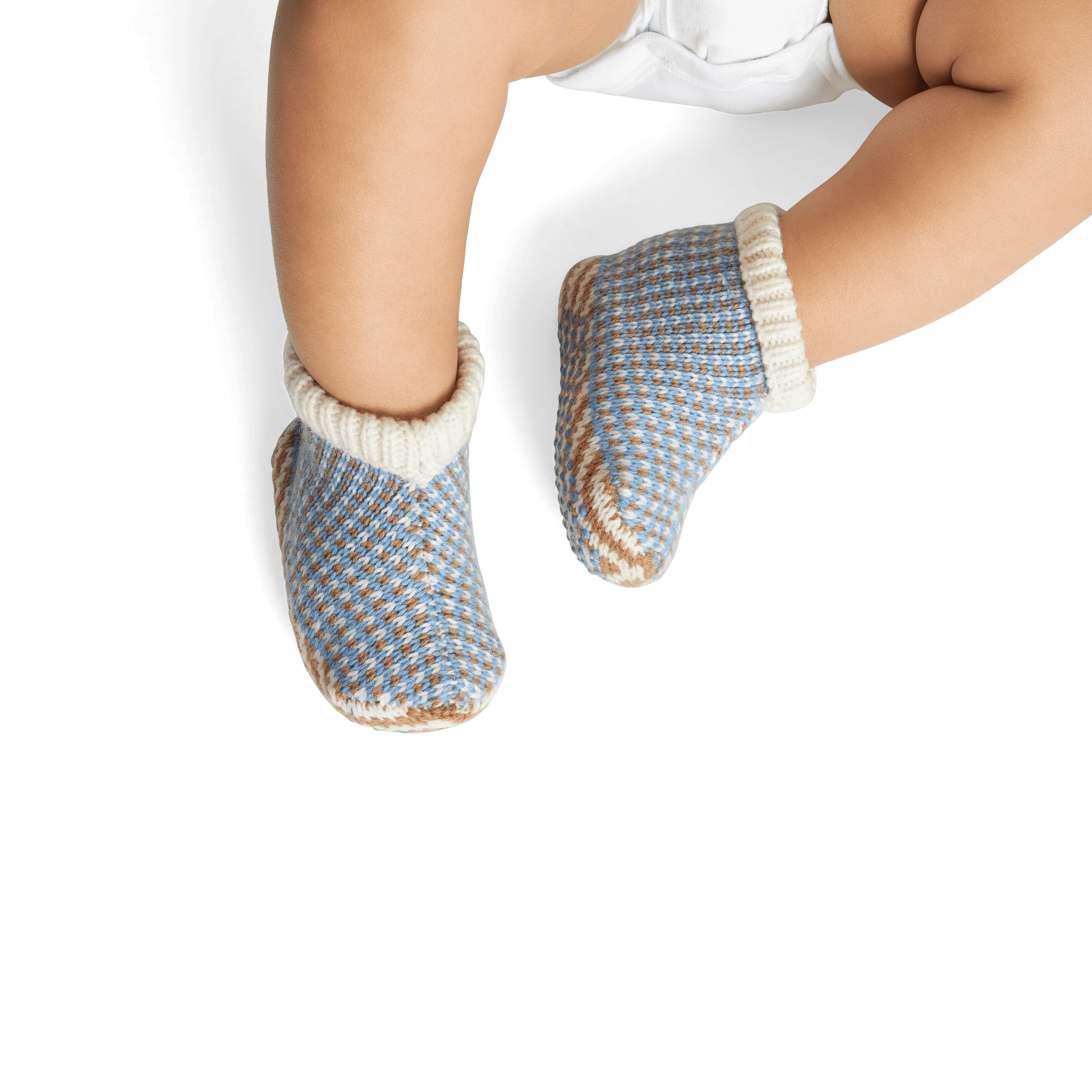 Baby Gripper Slipper Birdseye 2-Pack