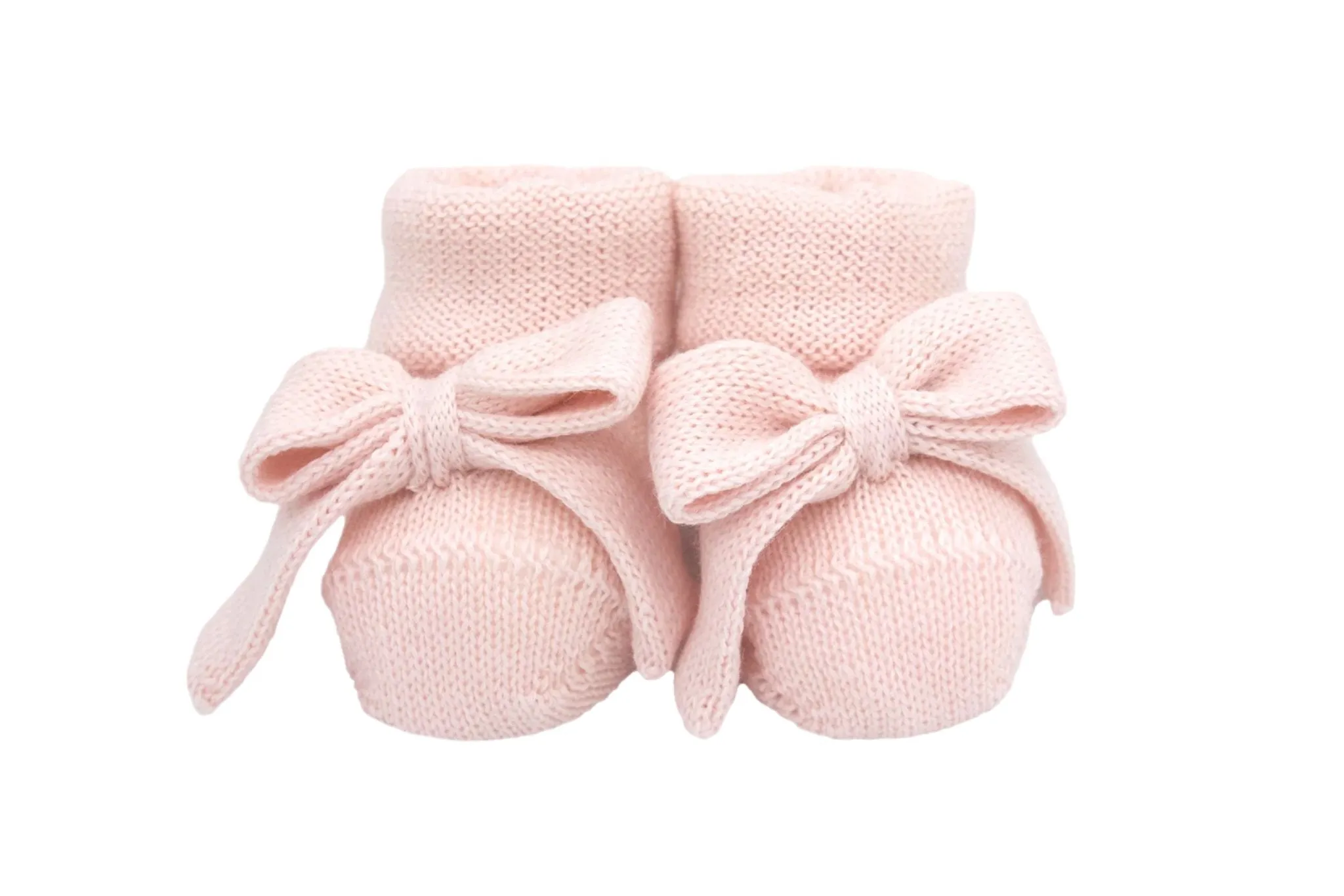 Baby Shoes with Bows - Pink