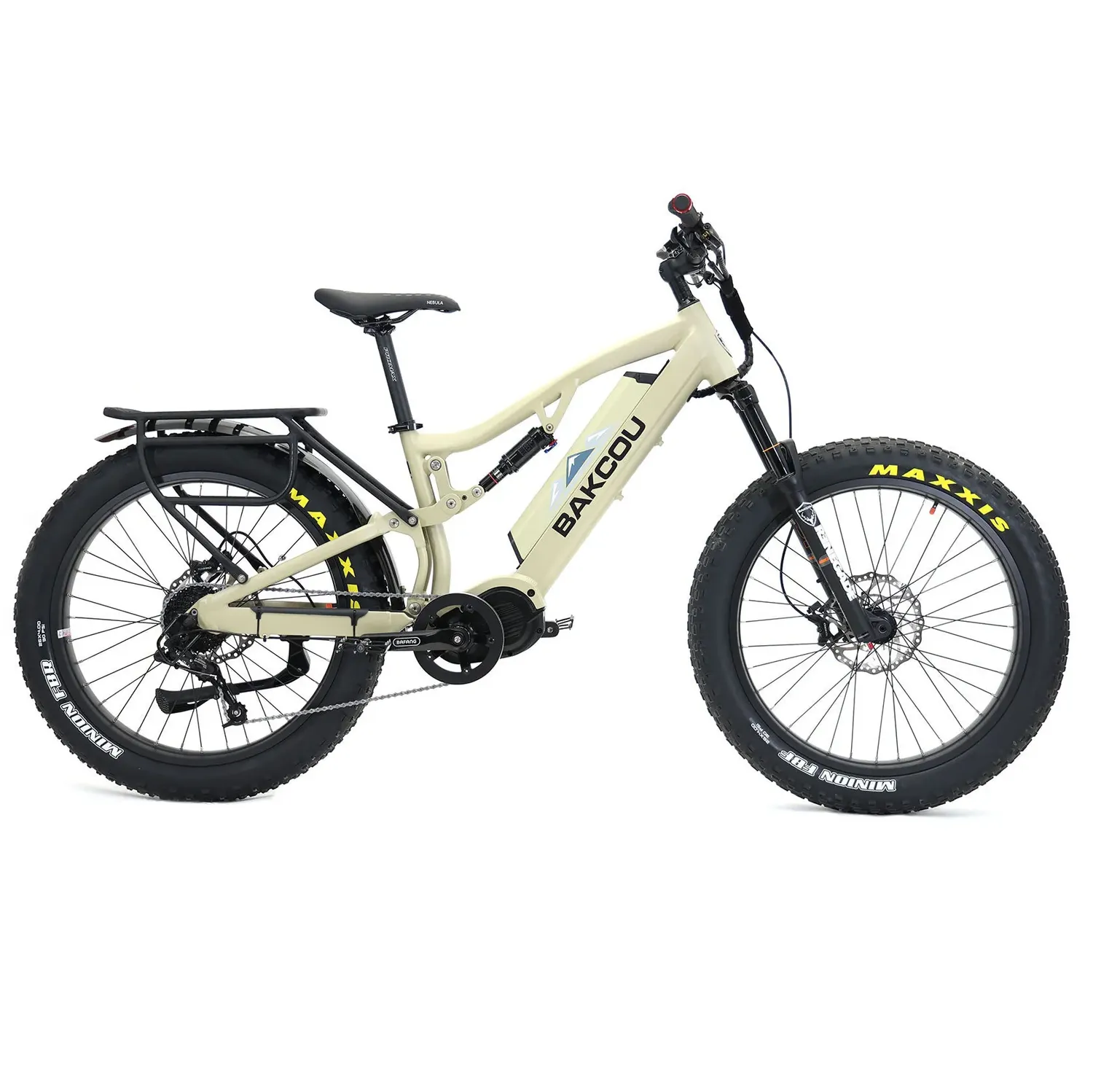 Bakcou Storm Fat Tire Full-Suspension Hunting Electric Bike