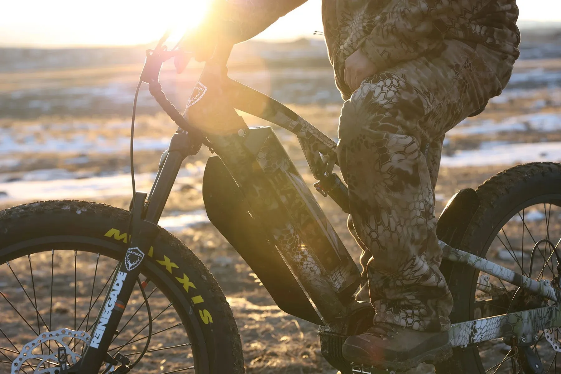 Bakcou Storm Fat Tire Full-Suspension Hunting Electric Bike