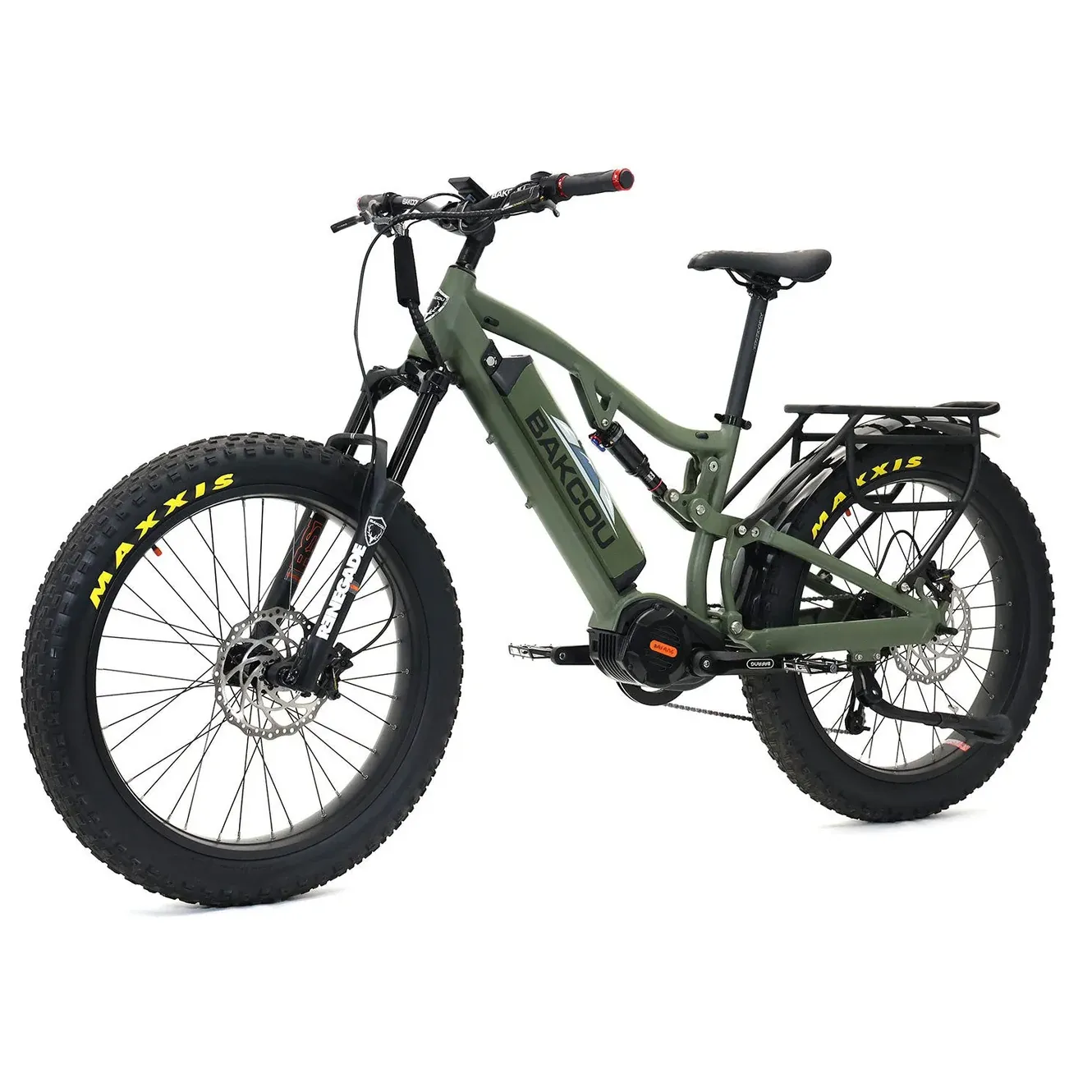 Bakcou Storm Fat Tire Full-Suspension Hunting Electric Bike