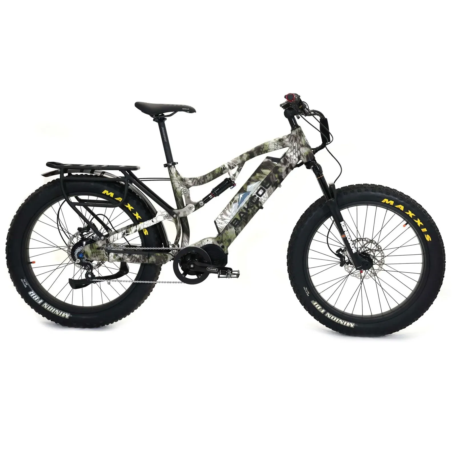 Bakcou Storm Fat Tire Full-Suspension Hunting Electric Bike