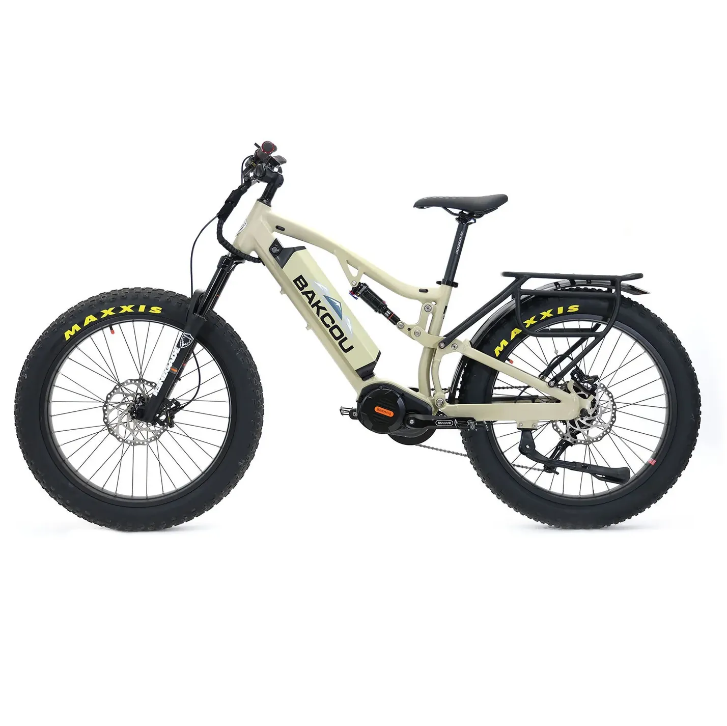 Bakcou Storm Fat Tire Full-Suspension Hunting Electric Bike