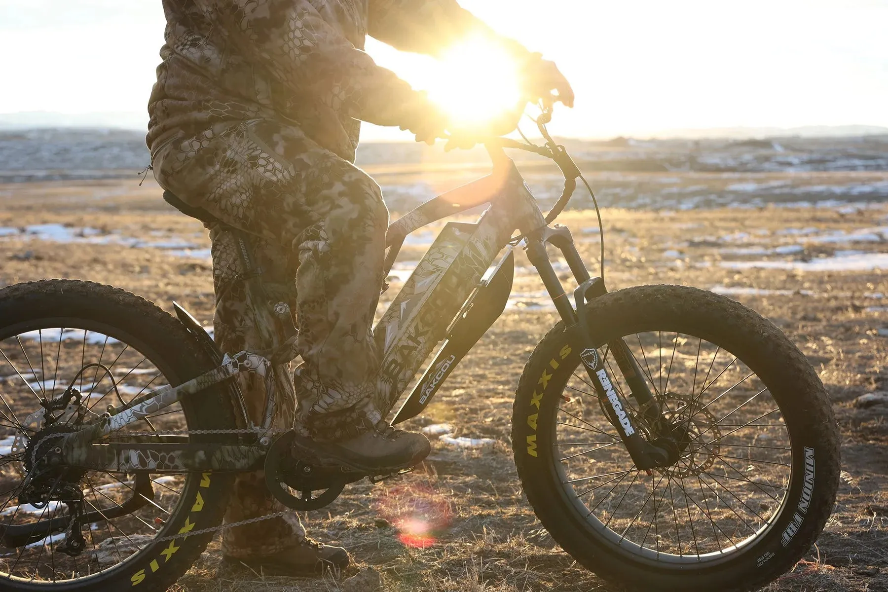 Bakcou Storm Fat Tire Full-Suspension Hunting Electric Bike