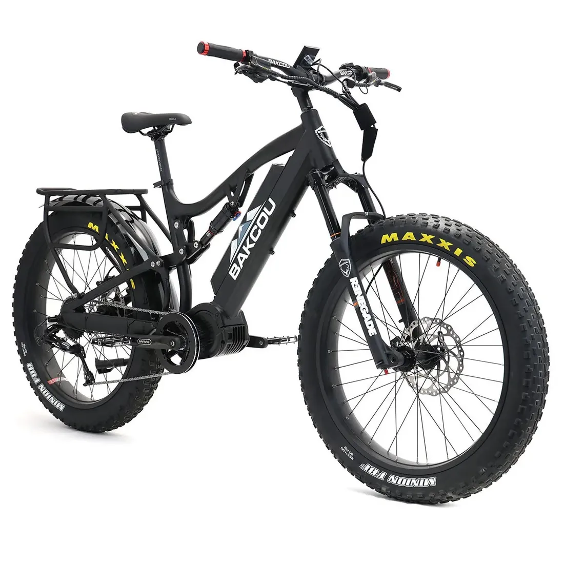 Bakcou Storm Fat Tire Full-Suspension Hunting Electric Bike