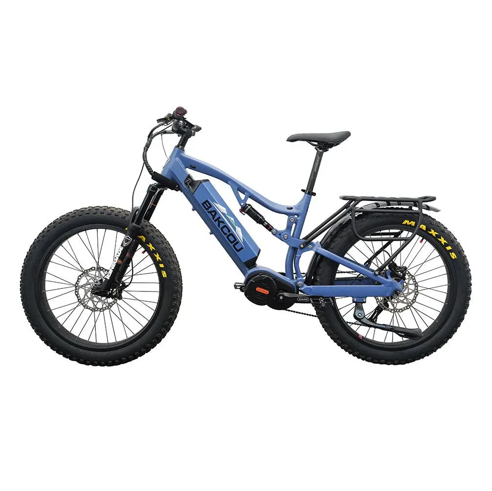 Bakcou Storm Fat Tire Full-Suspension Hunting Electric Bike