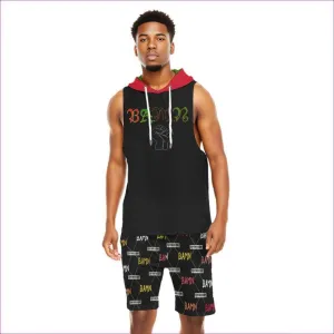 B.A.M.N - By Any Means Necessary Men's Sleeveless Vest And Short Set